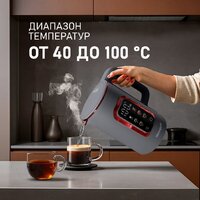 Электрический чайник Weissgauff WK 1500 Dt Touch BodyCool - Превью изображения №7 — Интернет-магазин Teono.by