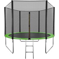 GetActive Jump 10FT - 305 см с лестницей, внешней сеткой (зеленый)