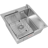 Кухонная мойка ARFEKA ECO AR мойка 500*500, коландер F, дозатор SATIN - Превью изображения №3 — Интернет-магазин Teono.by