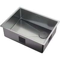 Кухонная мойка ZorG Zerox 59 U / IF Side SF Steel - Превью изображения №2 — Интернет-магазин Teono.by