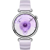 Умные часы Huawei Watch GT 6 41 мм (серебристый, с сиреневым силиконовым ремешком, международная версия) - Превью изображения №2 — Интернет-магазин Teono.by