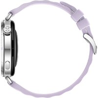 Умные часы Huawei Watch GT 6 41 мм (серебристый, с сиреневым силиконовым ремешком, международная версия) - Превью изображения №5 — Интернет-магазин Teono.by