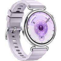 Умные часы Huawei Watch GT 6 41 мм (серебристый, с сиреневым силиконовым ремешком, международная версия) - Превью изображения №3 — Интернет-магазин Teono.by