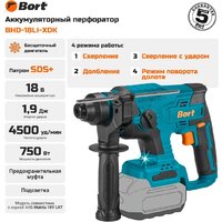 Перфоратор Bort BHD-18Li-XDK 93413465 (без АКБ) - Превью изображения №2 — Интернет-магазин Teono.by