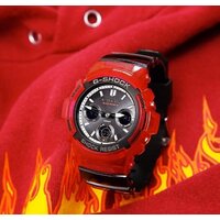 Наручные часы Casio G-Shock AWG-M100SRB-4A - Превью изображения №6 — Интернет-магазин Teono.by