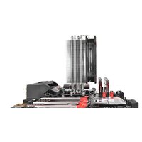 Кулер для процессора Thermaltake Riing Silent 12 (красный) [CL-P022-AL12RE-A] - Превью изображения №7 — Интернет-магазин Teono.by