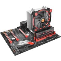 Кулер для процессора Thermaltake Riing Silent 12 (красный) [CL-P022-AL12RE-A] - Превью изображения №6 — Интернет-магазин Teono.by