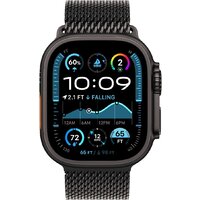 Apple Watch Ultra 2 LTE 49 мм (титановый корпус, черный/черный, миланская петля M) Image #2