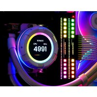 Система жидкостного охлаждения для процессора ID-Cooling SL360 White - Превью изображения №10 — Интернет-магазин Teono.by