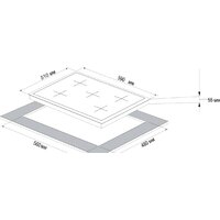 Варочная панель Korting HG 697 CTN - Превью изображения №2 — Интернет-магазин Teono.by