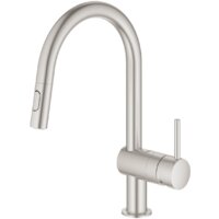 Смеситель Grohe Minta 32321DC2 (стальной) - Превью изображения №2 — Интернет-магазин Teono.by