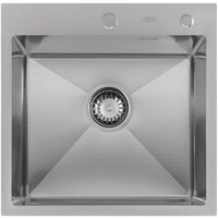 Кухонная мойка ARFEKA ECO AR мойка 500*500, коландер F, дозатор SATIN DECOR MILLET - Превью изображения №4 — Интернет-магазин Teono.by