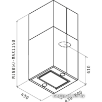 Elica Kuadra Island IX/A/60 (PRF0007028) Image #4