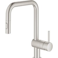 Смеситель Grohe Minta 32322DC2 (стальной) - Превью изображения №2 — Интернет-магазин Teono.by