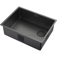 Кухонная мойка ZorG Zerox 59 U / IF Side SF Zurinox PVD Gunblack - Превью изображения №2 — Интернет-магазин Teono.by