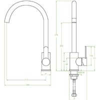 Смеситель Laveo Bona BAB 268D - Превью изображения №2 — Интернет-магазин Teono.by