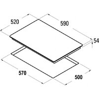 Варочная панель Schtoff IT4603 White - Превью изображения №2 — Интернет-магазин Teono.by