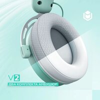 Наушники IO by Red Square Graphite v2 (бирюзовый/белый) - Превью изображения №8 — Интернет-магазин Teono.by