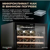 Винный шкаф Meyvel MV52-KBT1 - Превью изображения №9 — Интернет-магазин Teono.by