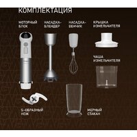 Погружной блендер Weissgauff WHB 341 PTW CordLess Titan - Превью изображения №17 — Интернет-магазин Teono.by