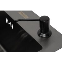 Кухонная мойка ARFEKA ECO AR мойка 500*500, коландер F, дозатор BLACK DECOR MILLET - Превью изображения №5 — Интернет-магазин Teono.by