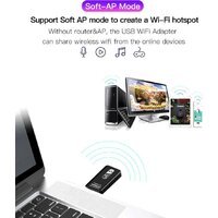 USBTOP Dual Band USB Adapter AC1200 Mbps Image #3