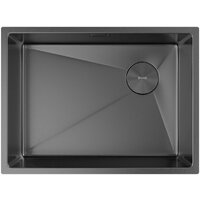 Кухонная мойка ZorG Zerox 59 U / IF Side SF PVD Gunblack - Превью изображения №3 — Интернет-магазин Teono.by