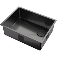 Кухонная мойка ZorG Zerox 59 U / IF Side SF PVD Gunblack - Превью изображения №2 — Интернет-магазин Teono.by