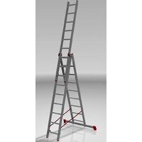 Новая высота NV 323 трёхсекционная профессиональная 3x9 ступеней Image #3