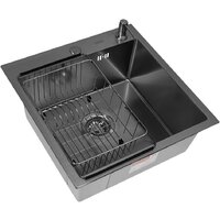 Кухонная мойка ARFEKA ECO AR мойка 500*500, коландер F, дозатор BLACK DECOR - Превью изображения №3 — Интернет-магазин Teono.by