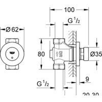 Grohe Euroeco Cosmopolitan T 36268000 Image #2
