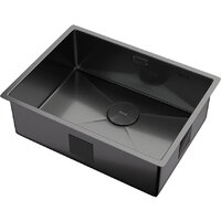 Кухонная мойка ZorG Zerox 59 U / IF PVD Gunblack - Превью изображения №2 — Интернет-магазин Teono.by