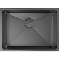 Кухонная мойка ZorG Zerox 59 U / IF PVD Gunblack - Превью изображения №3 — Интернет-магазин Teono.by