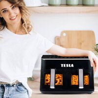 Аэрогриль (аэрофритюрница) Tesla Electronics DualZone Q460 XXL - Превью изображения №9 — Интернет-магазин Teono.by