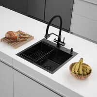 ARFEKA ECO AR мойка 500*500, коландер F, дозатор BLACK
