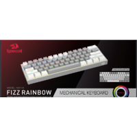 Клавиатура Redragon Fizz (серый/белый) - Превью изображения №10 — Интернет-магазин Teono.by