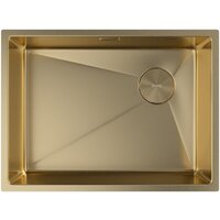 Кухонная мойка ZorG Zerox 59 U / IF Side SF PVD Gold - Превью изображения №3 — Интернет-магазин Teono.by