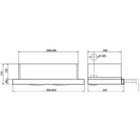 Elikor Slide 50П-1000 227274 (черный/стекло черное) Image #2