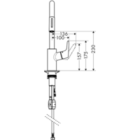 Смеситель Hansgrohe Focus 31815800 - Превью изображения №3 — Интернет-магазин Teono.by