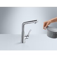 Смеситель Hansgrohe Metris Select 14883800 - Превью изображения №6 — Интернет-магазин Teono.by
