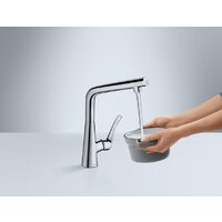 Смеситель Hansgrohe Metris Select 14883800 - Превью изображения №4 — Интернет-магазин Teono.by