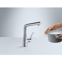 Смеситель Hansgrohe Metris Select 14883800 - Превью изображения №2 — Интернет-магазин Teono.by