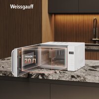 Микроволновая печь Weissgauff MWO-430 White Glass - Превью изображения №4 — Интернет-магазин Teono.by