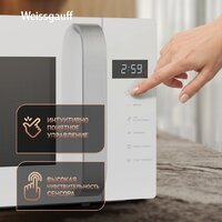 Микроволновая печь Weissgauff MWO-430 White Glass - Превью изображения №3 — Интернет-магазин Teono.by