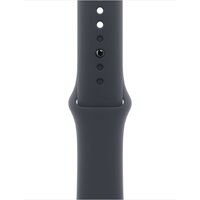 Apple Watch SE 3 40 мм (алюминиевый корпус, полуночный/полуночный, спортивный силиконовый ремешок M/L) Image #3