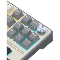 Клавиатура Royal Kludge R87 Pro Half Grey (RK Brown) - Превью изображения №7 — Интернет-магазин Teono.by