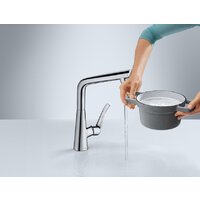 Смеситель Hansgrohe Metris Select 14883000 - Превью изображения №3 — Интернет-магазин Teono.by