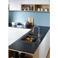 Смеситель Hansgrohe Talis M51 73850800 (стальной) - Превью изображения №2 — Интернет-магазин Teono.by