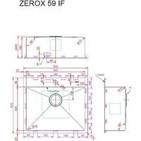 Кухонная мойка ZorG Zerox 59 IF PVD Gunblack - Превью изображения №4 — Интернет-магазин Teono.by