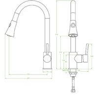 Смеситель Laveo Daru BLD 069D - Превью изображения №2 — Интернет-магазин Teono.by
